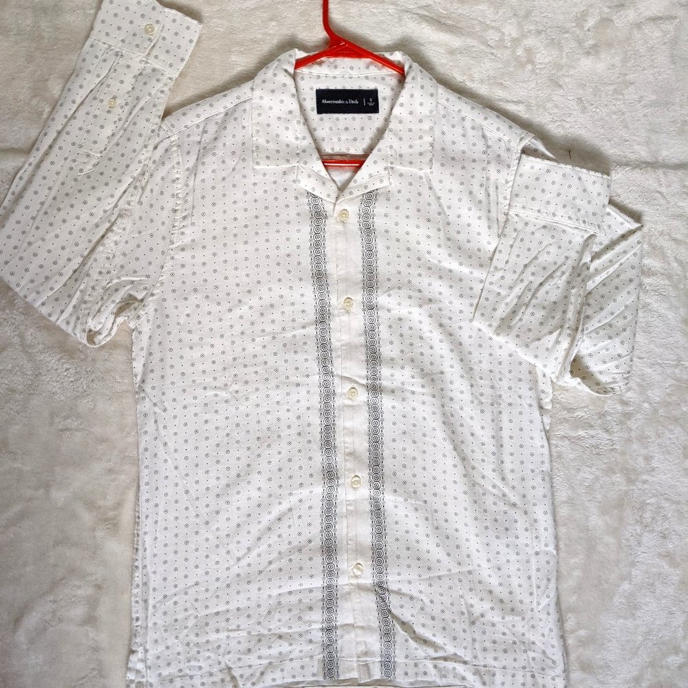 ABERCROMBIE & FITCH Men's Long Sleeve Casual Shirt